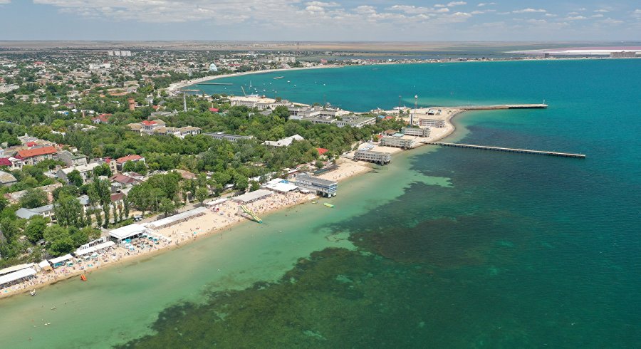 Вид на Евпаторию Вид на Евпаторию