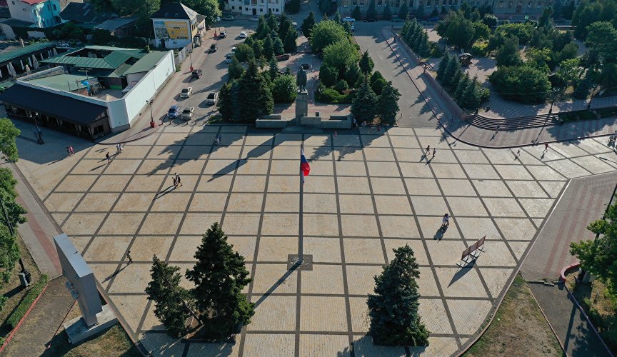Площадь Ленина в Керчи