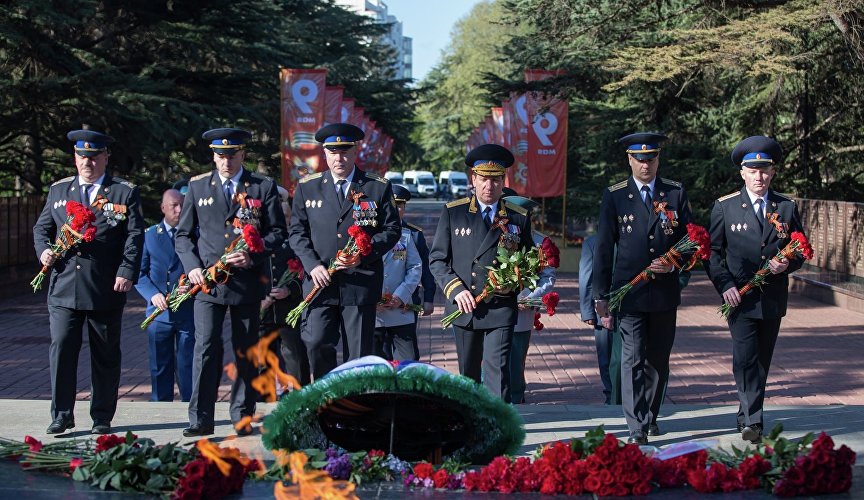 Празднование 76-й годовщины Победы в Великой Отечественной войне в Симферополе