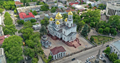 Вид на собор Александра Невского в Симферополе
